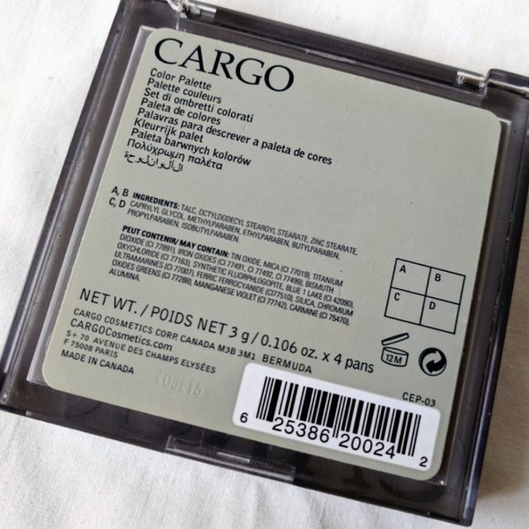 CARGO Bermuda Eyeshadow Neutral/Natural Quad - Picture 4 of 5